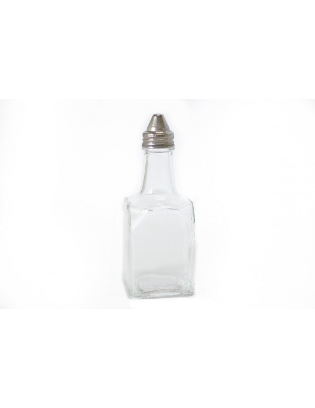 Aceitera - Vinagrera De Vidrio Tapa Acero