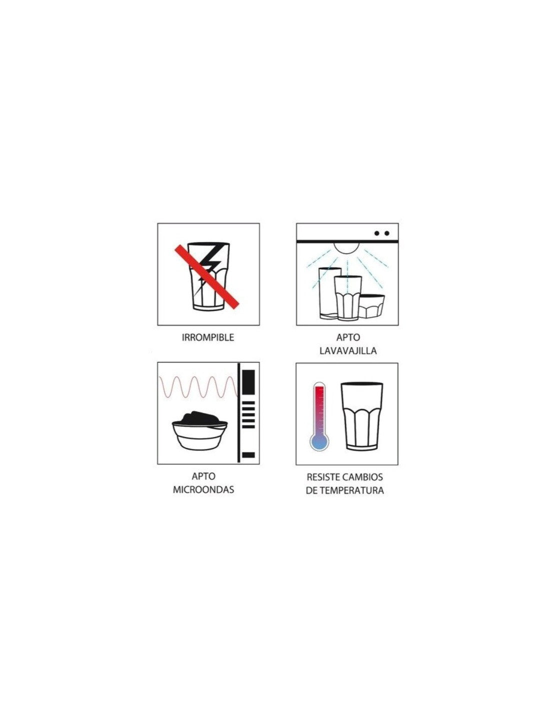 Vaso Policarbonato Genova De 230 Cc.
