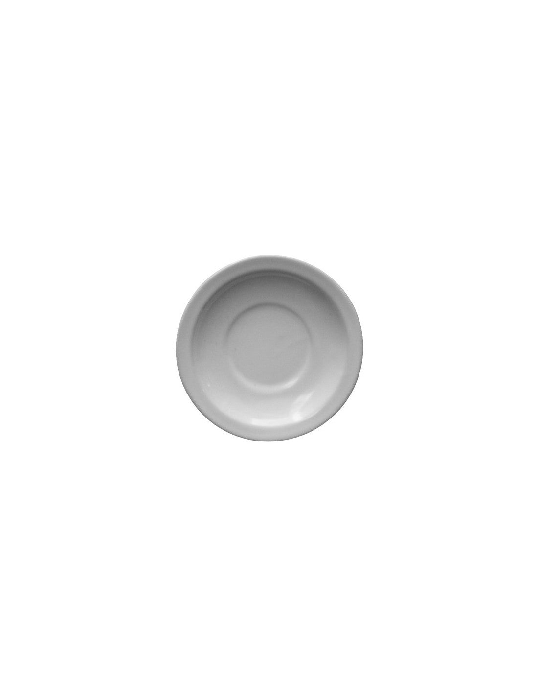 Plato Pocillo Cafe/jarrito Porcelana Blanca