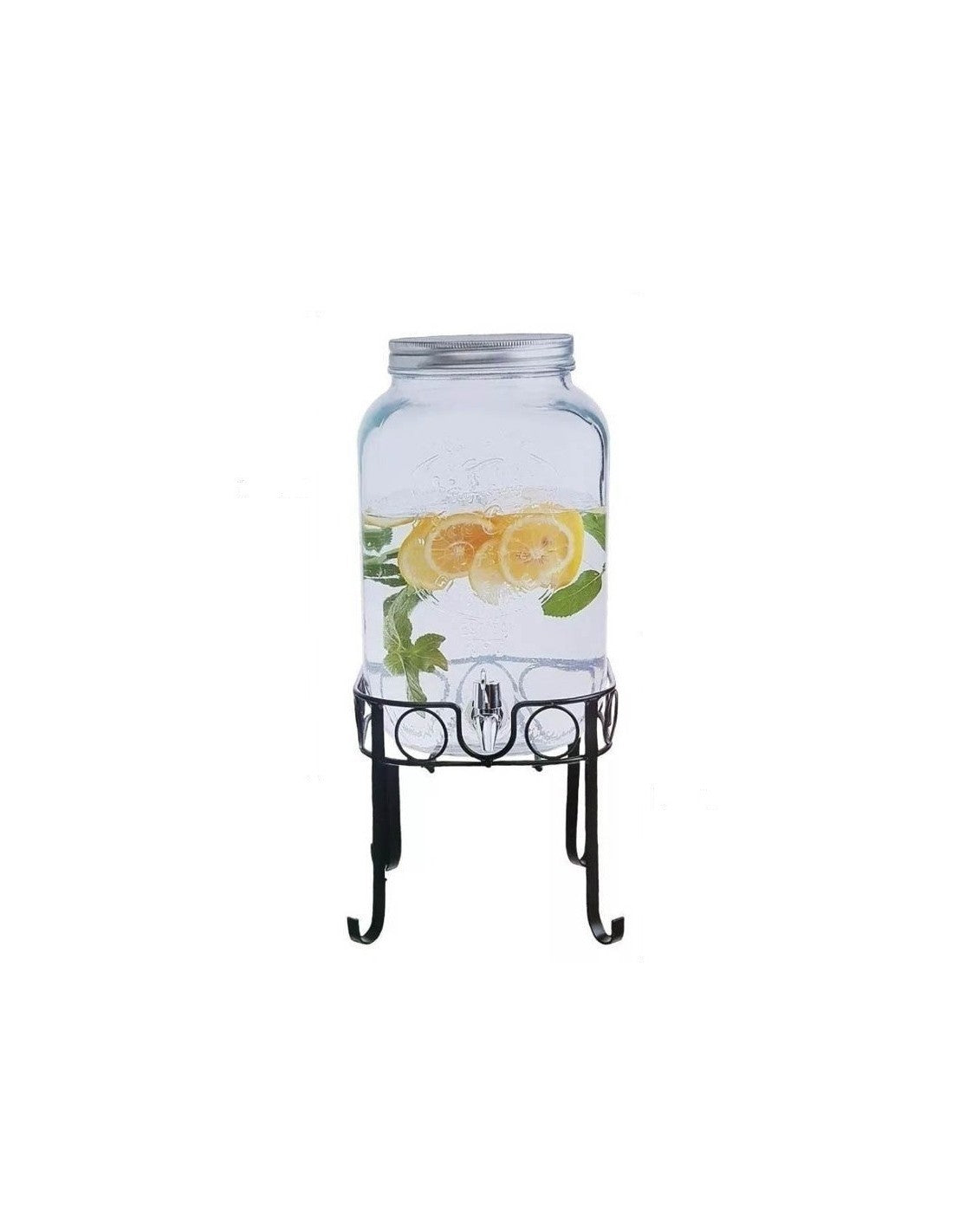 Frasco Dispenser De 8 Lts C/base Y Canilla