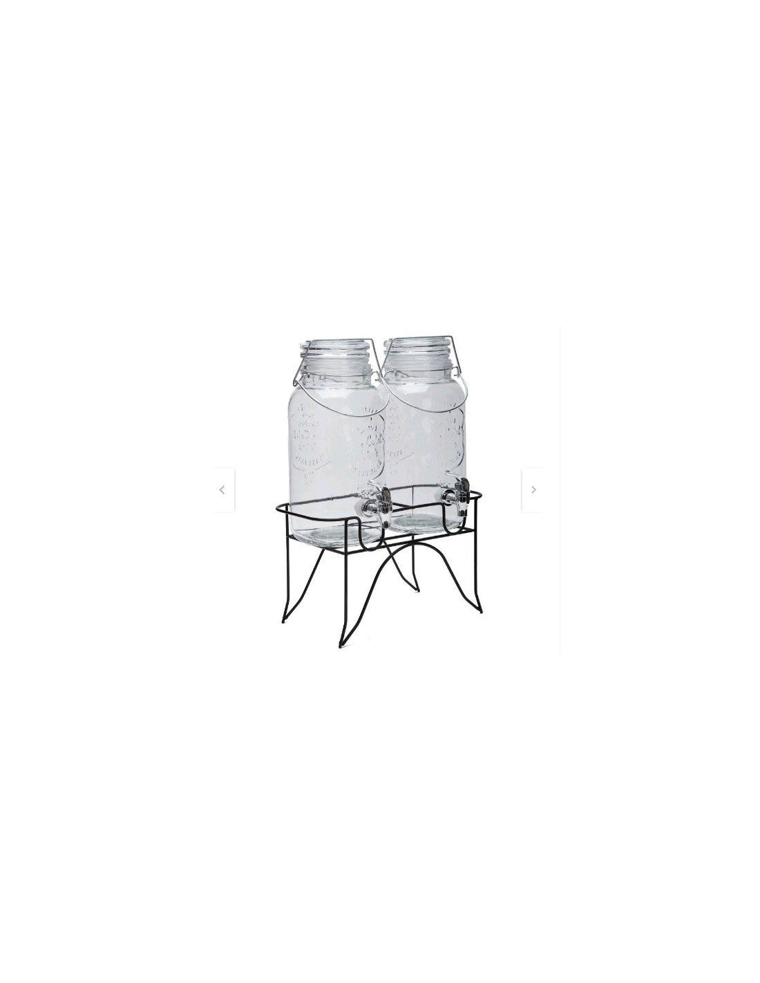 Frasco Dispenser X 2 Unid. C/base Y Canilla