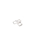 Aro Cuadrado De 24x24x6 Cm Acero Inox