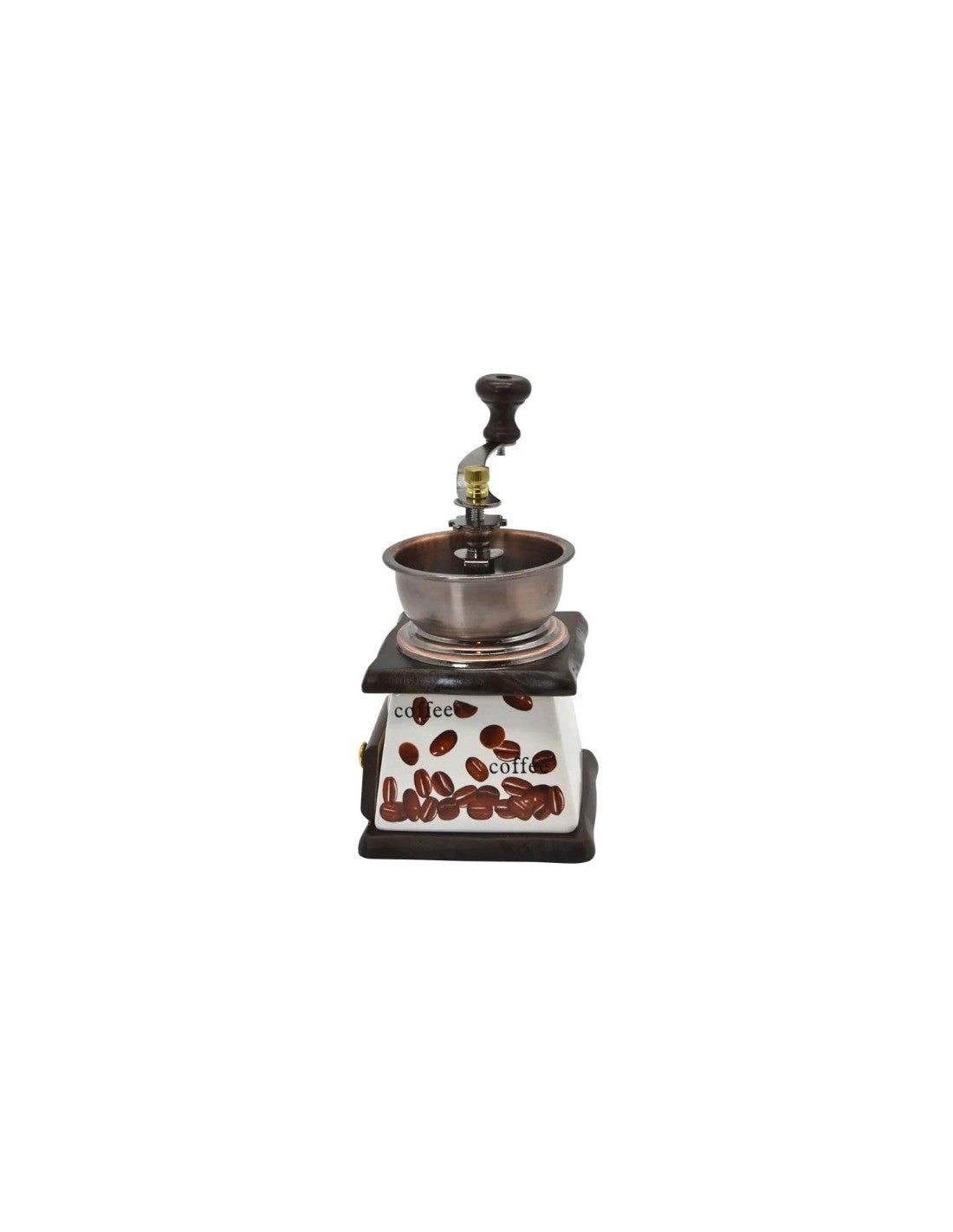 Molinillo De Cafe Manual Base Porcelana