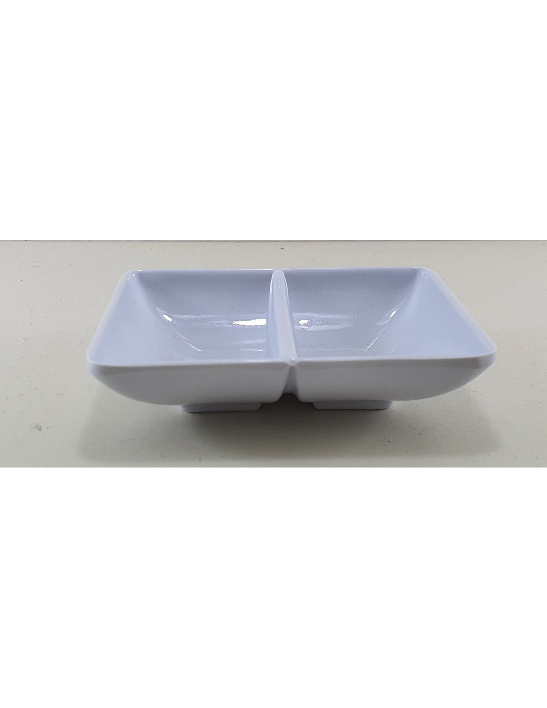 Cazuela Melamina Doble Cuadrada De 9,5 X 8 Cm