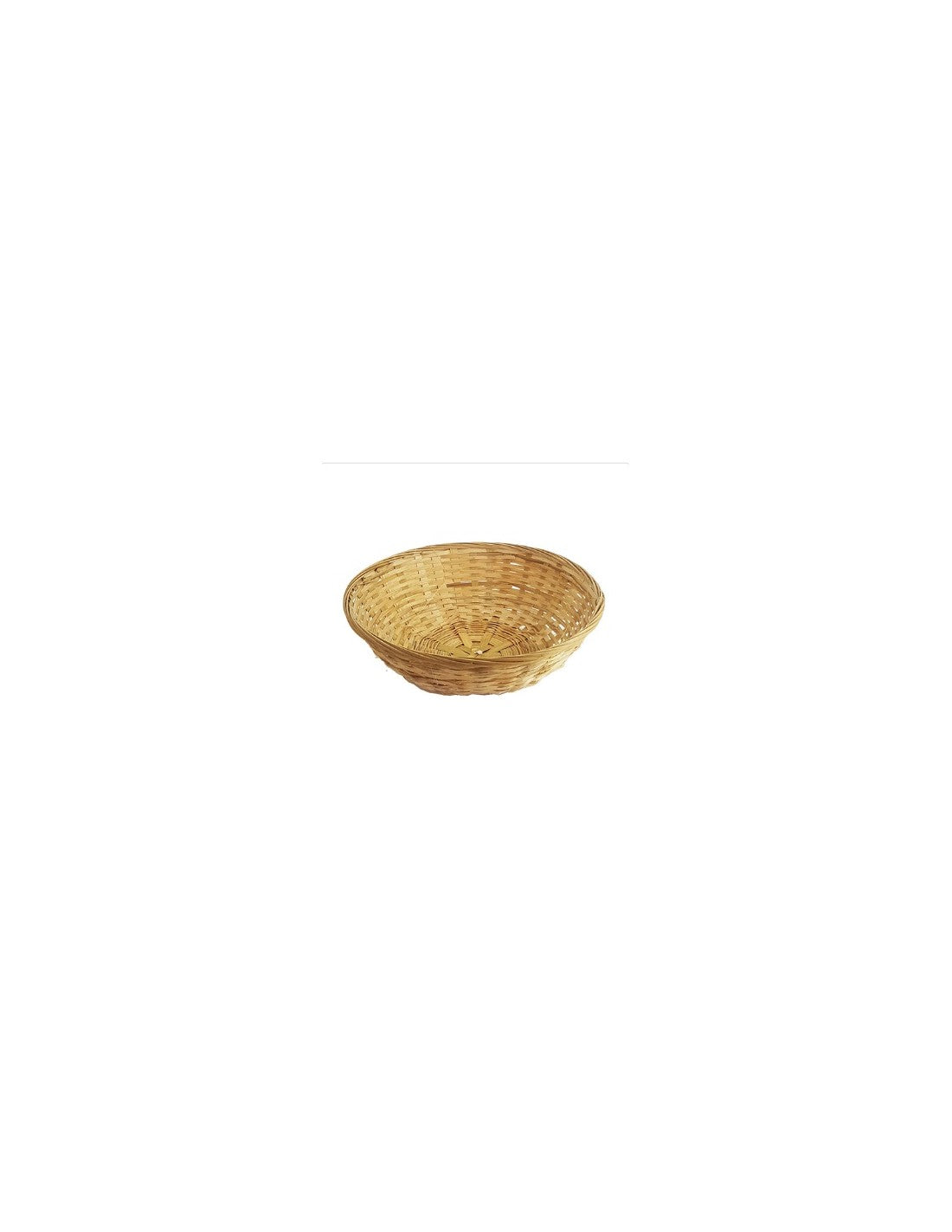 Panera Mimbre Redonda De 17 Cm