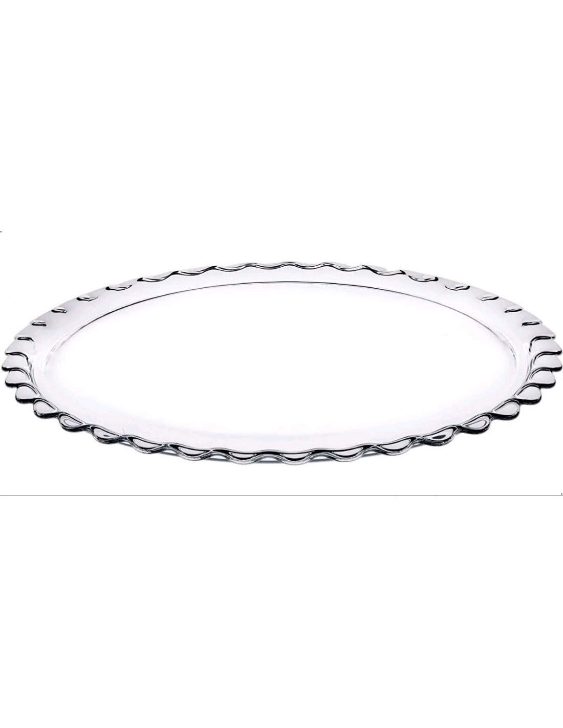 Posa Torta Plato Vidrio De 32 Cm