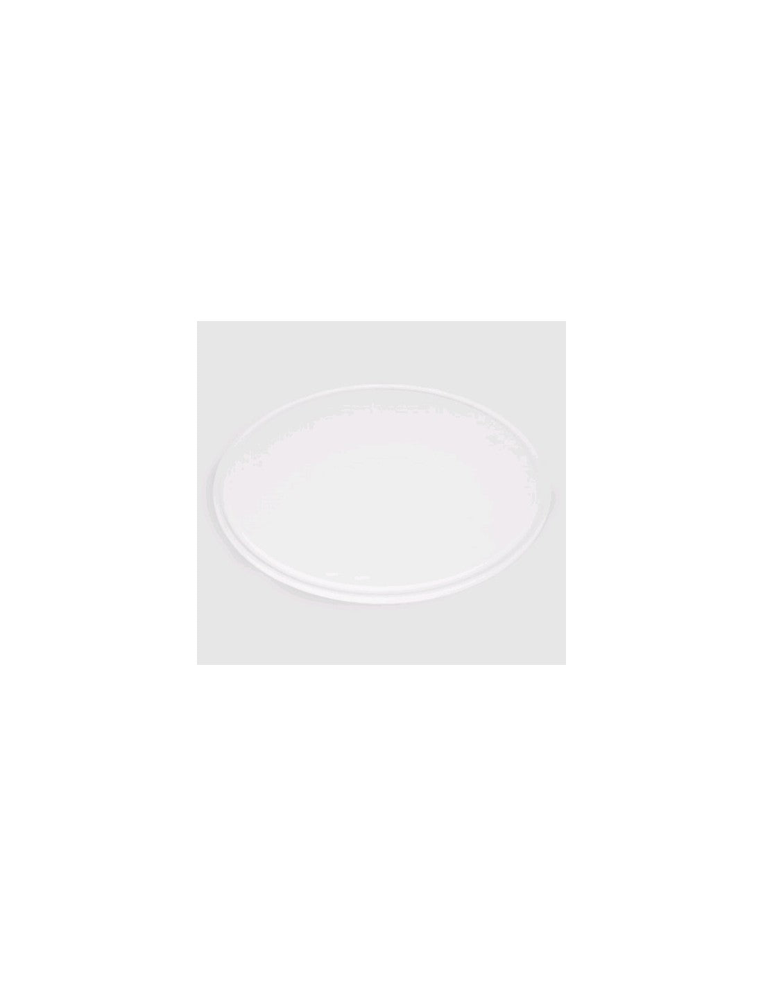 Tabla Pizzera Redonda Reforzada De 36 Cm Blanca