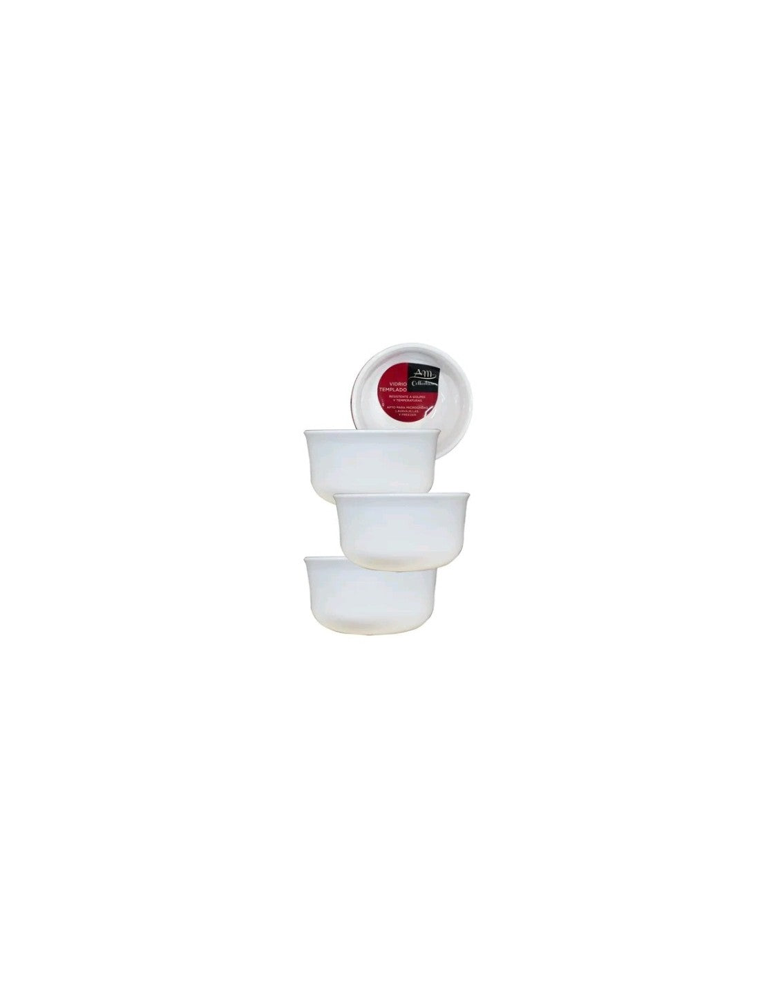 Cazuela Redonda Vidrio De 8 Cm -
