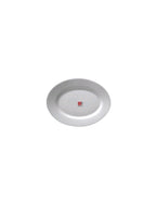 Fuente Oval De 30 Cm Vidrio Blanco Profesional Performa