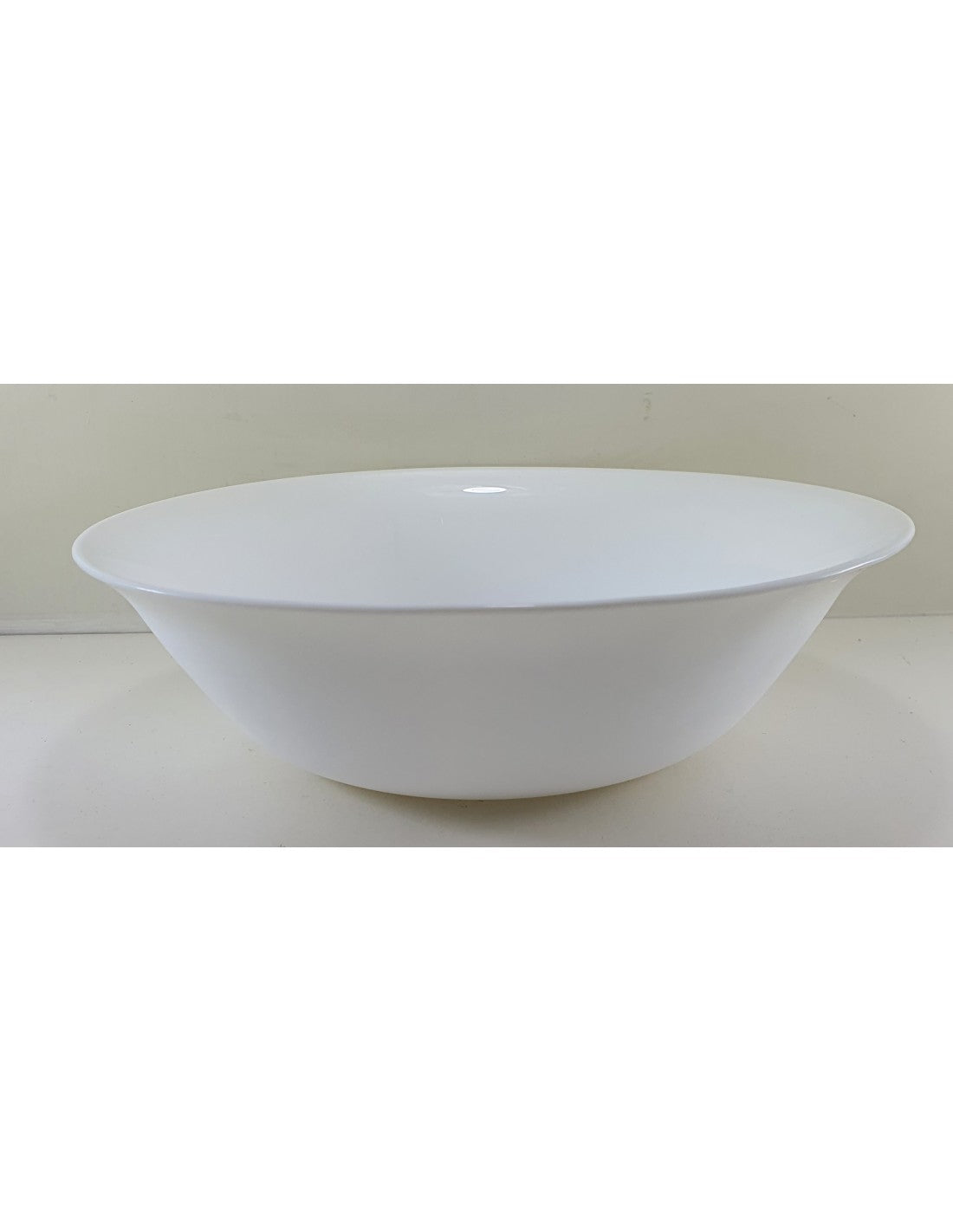 Ensaladera Vidrio Blanco De 22,5 Cm - Pbw90
