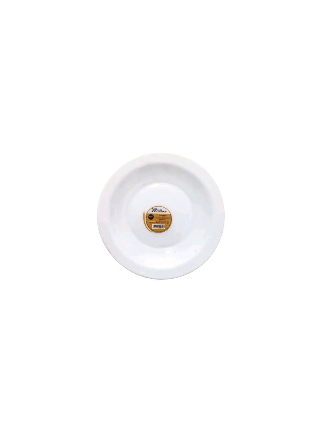 Plato Gourmet Hondo De 22,5 Cm Vidrio