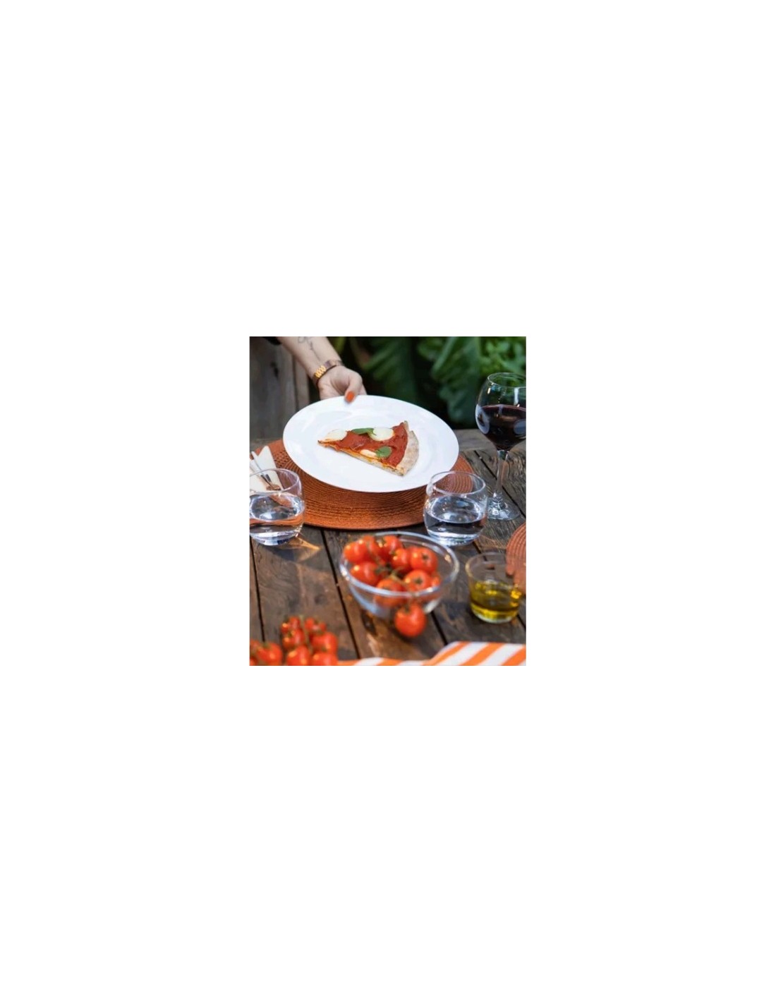 Plato Gourmet Playo De 25,8 Cm Vidrio