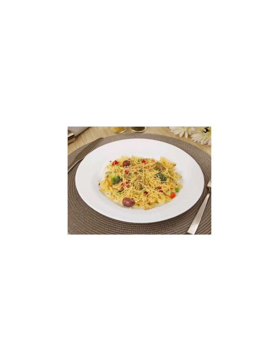 Plato Menu Hondo De 23 Cm Vidrio