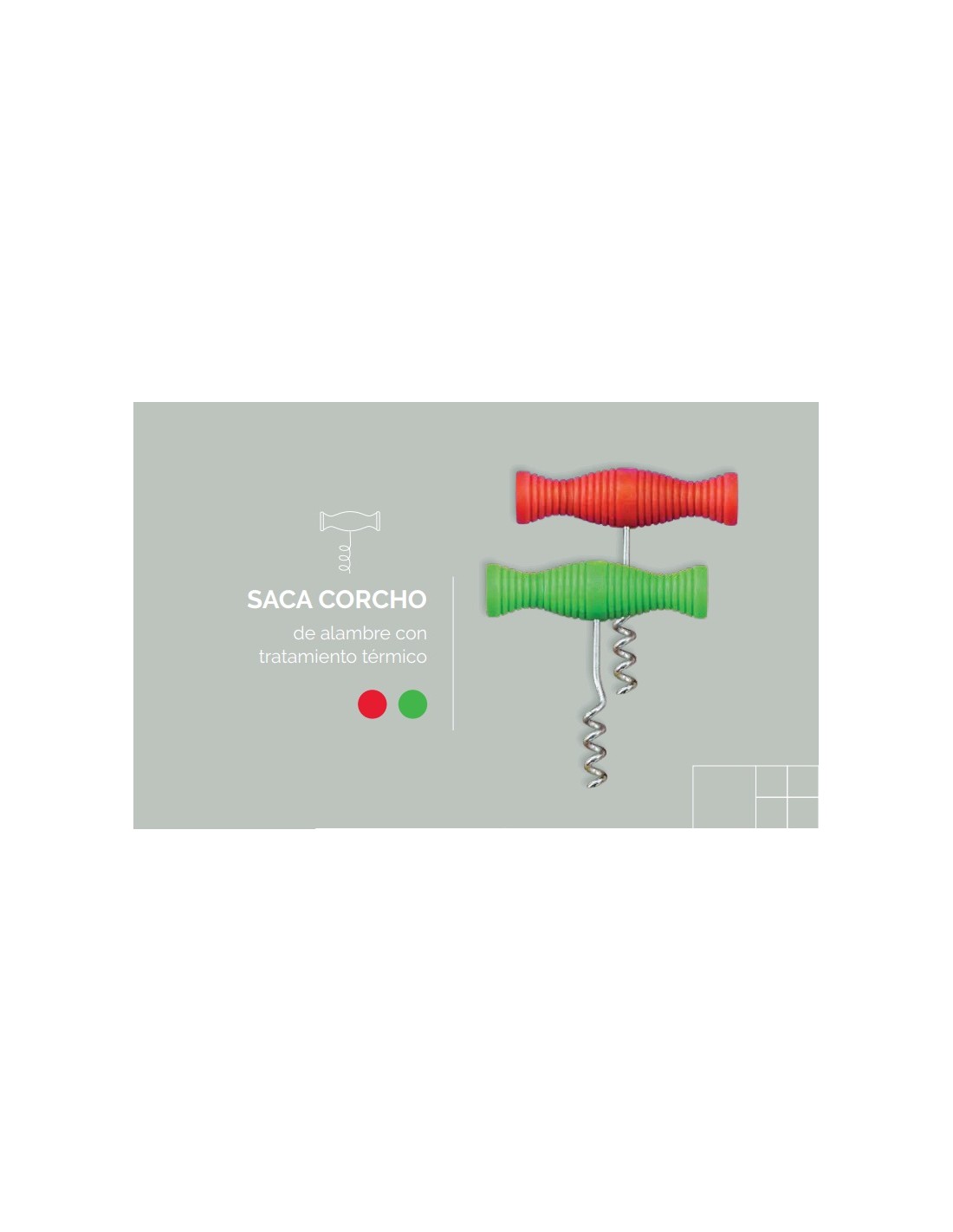 Sacacorcho M/plastico Eco