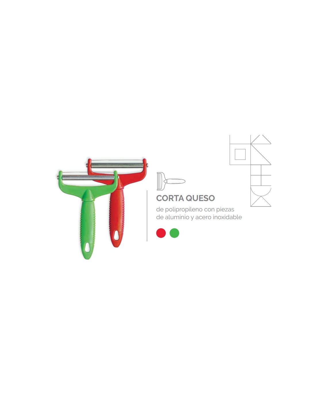 Corta Queso Plastico Eco