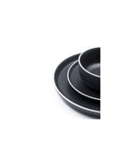 Plato Sakura Postre 19,5 Cm Porcelana Negro