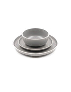 Plato Sakura Postre 19,5 Cm Porcelana Negro