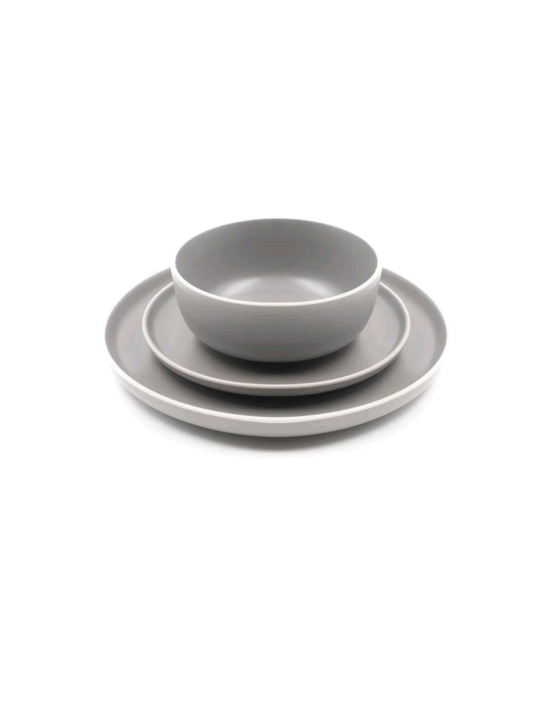Plato Sakura Postre 19,5 Cm Porcelana Negro