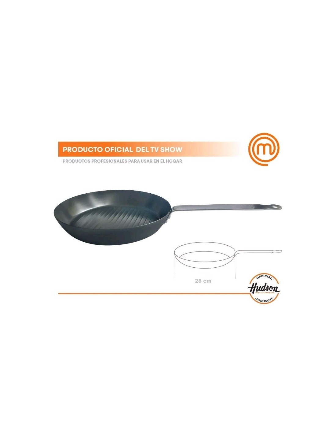 Sarten Teflon N28 M/acero