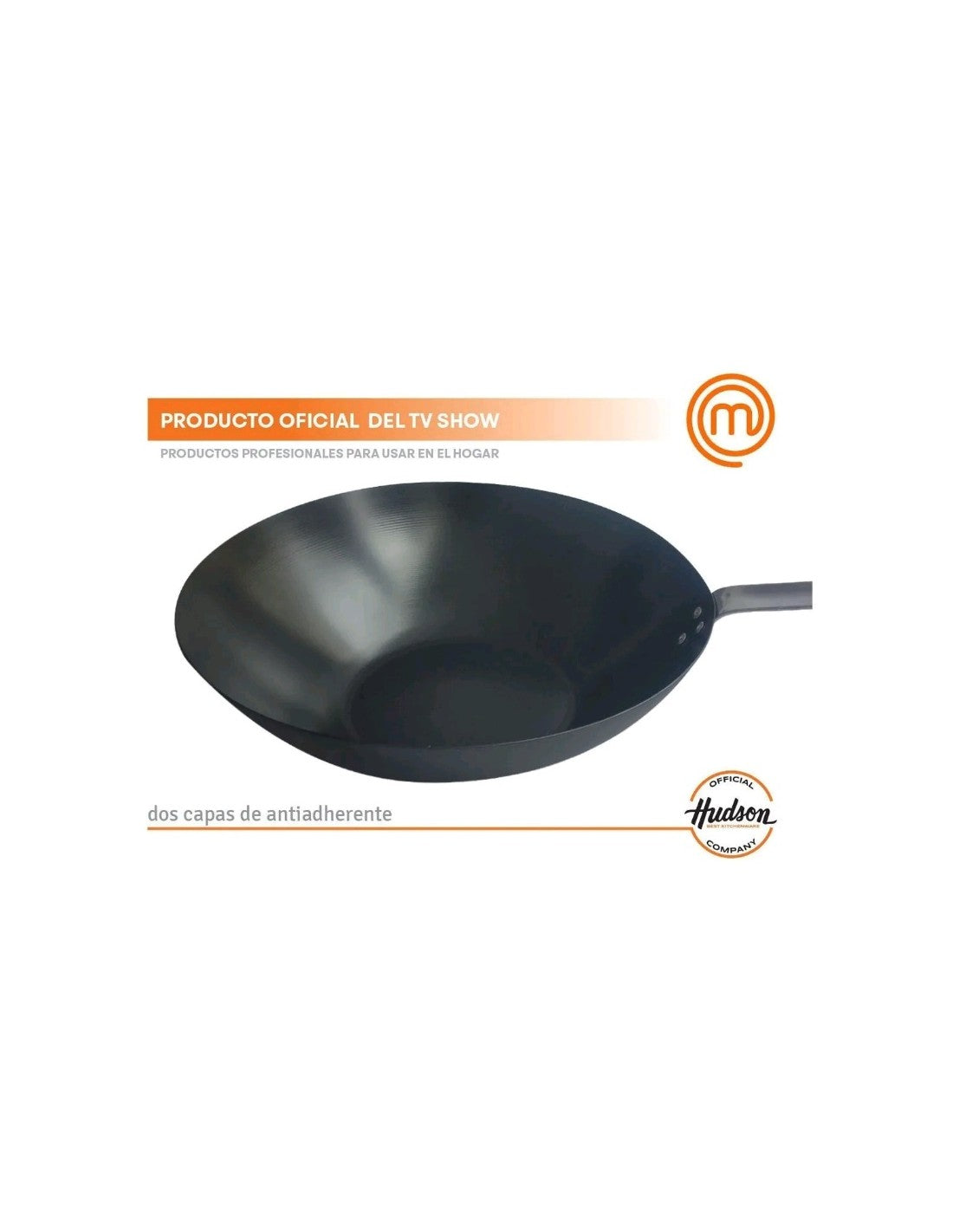 Wok Teflon De 30 Cm M/acero