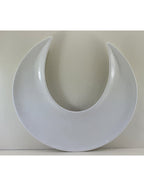 Plato Media Luna Porcelana De 28 Cm