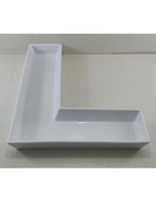 Plato Porcelana En l De 26 X 20 Cm