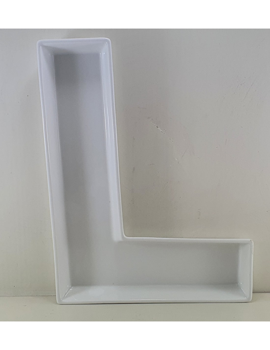 Plato Porcelana En l De 26 X 20 Cm