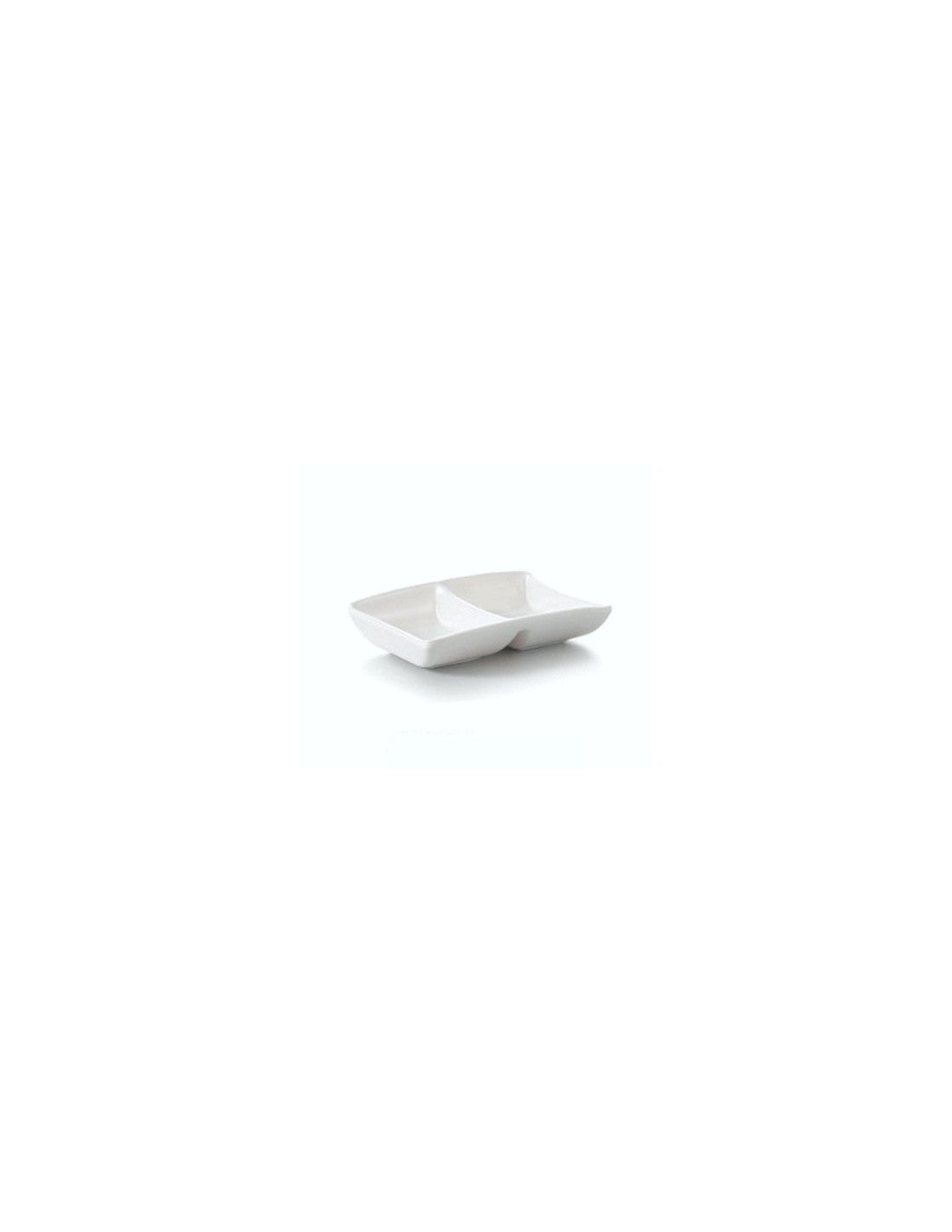 Cazuela Melamina Cuadrada Doble 6,8 X 14,5 Cm