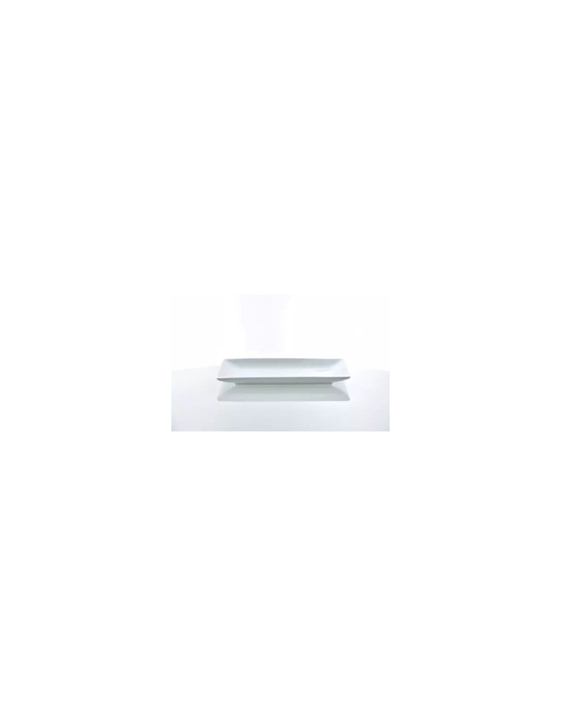 Fuente Melamina Rect.de 36,5 X 16,5 Cm Blanca