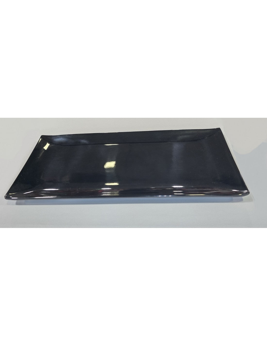 Fuente Melamina Rect.de 36,5 X 16,5 Cm Negra