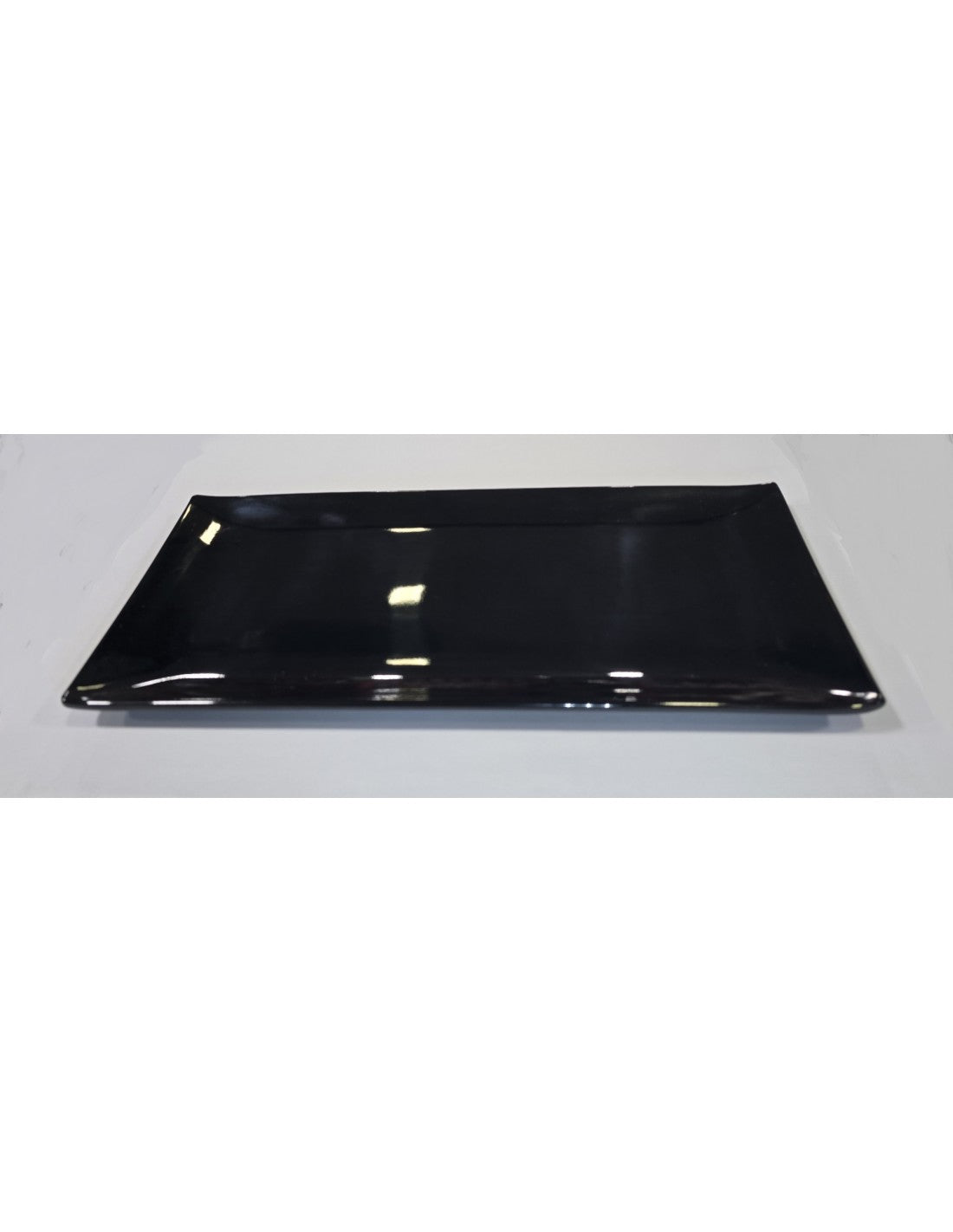 Fuente Melamina Rect.de 36,5 X 16,5 Cm Negra