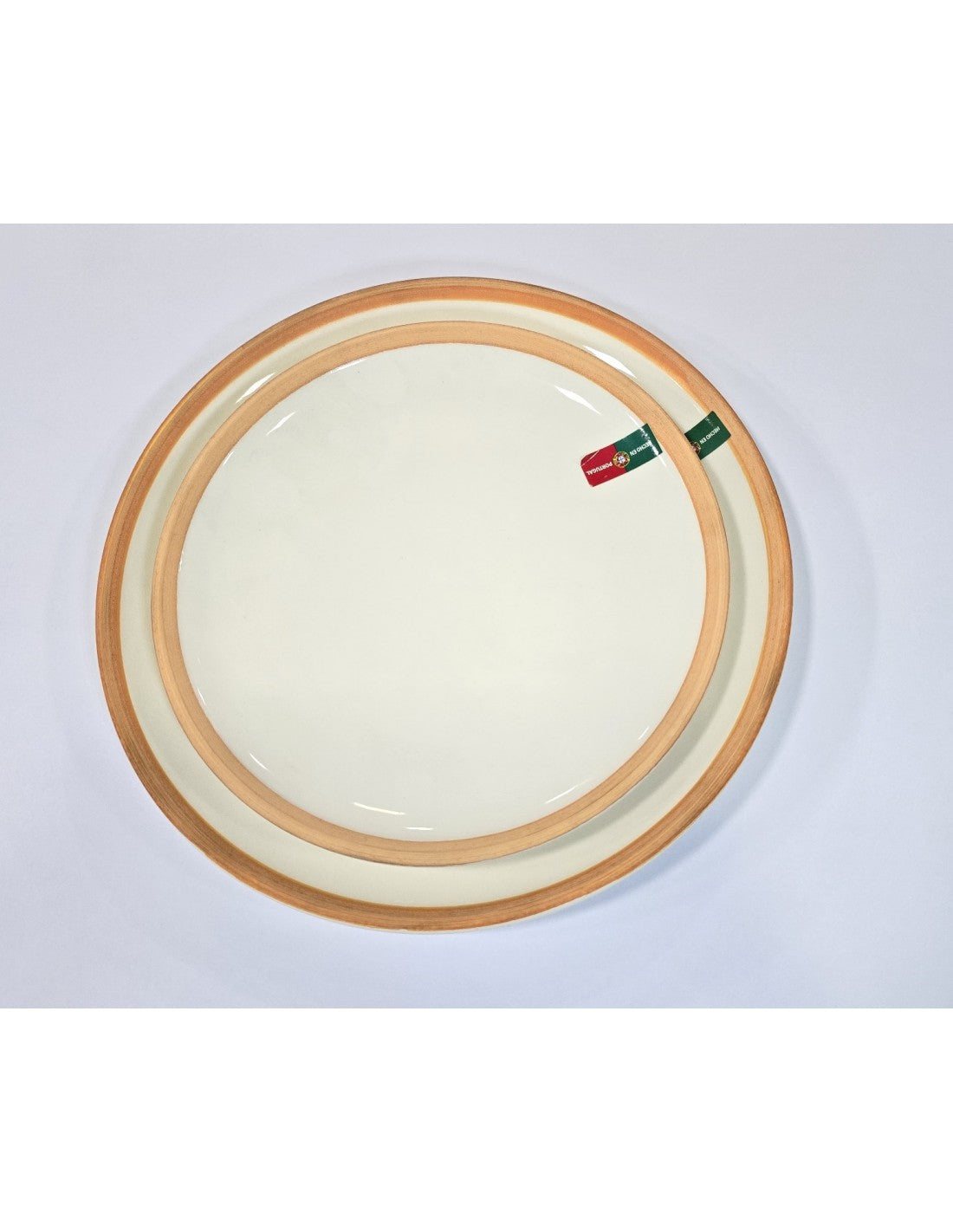 Plato Ceramica Postre De 20,5 Cm Filo Terra Grueso