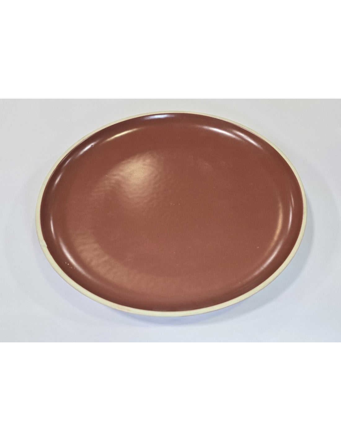 Plato Gres Playo Rojo 27 Cm