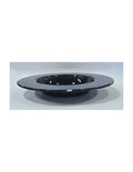 Plato Vidrio Hondo De 28 Cm Negro 500 Cc