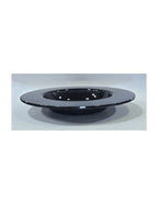 Plato Vidrio Hondo De 28 Cm Negro 500 Cc