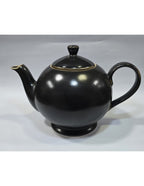 Tetera Porcelana Marron De 1200 Cc