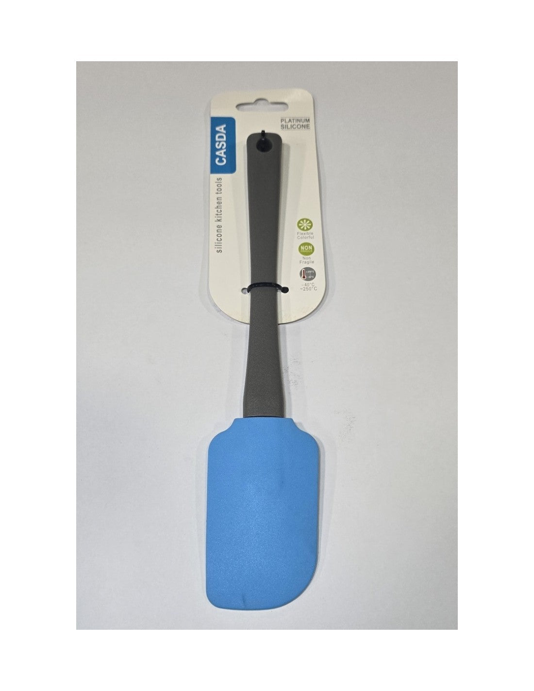 Espatula Silicona De 25 Cm Mango Plastico