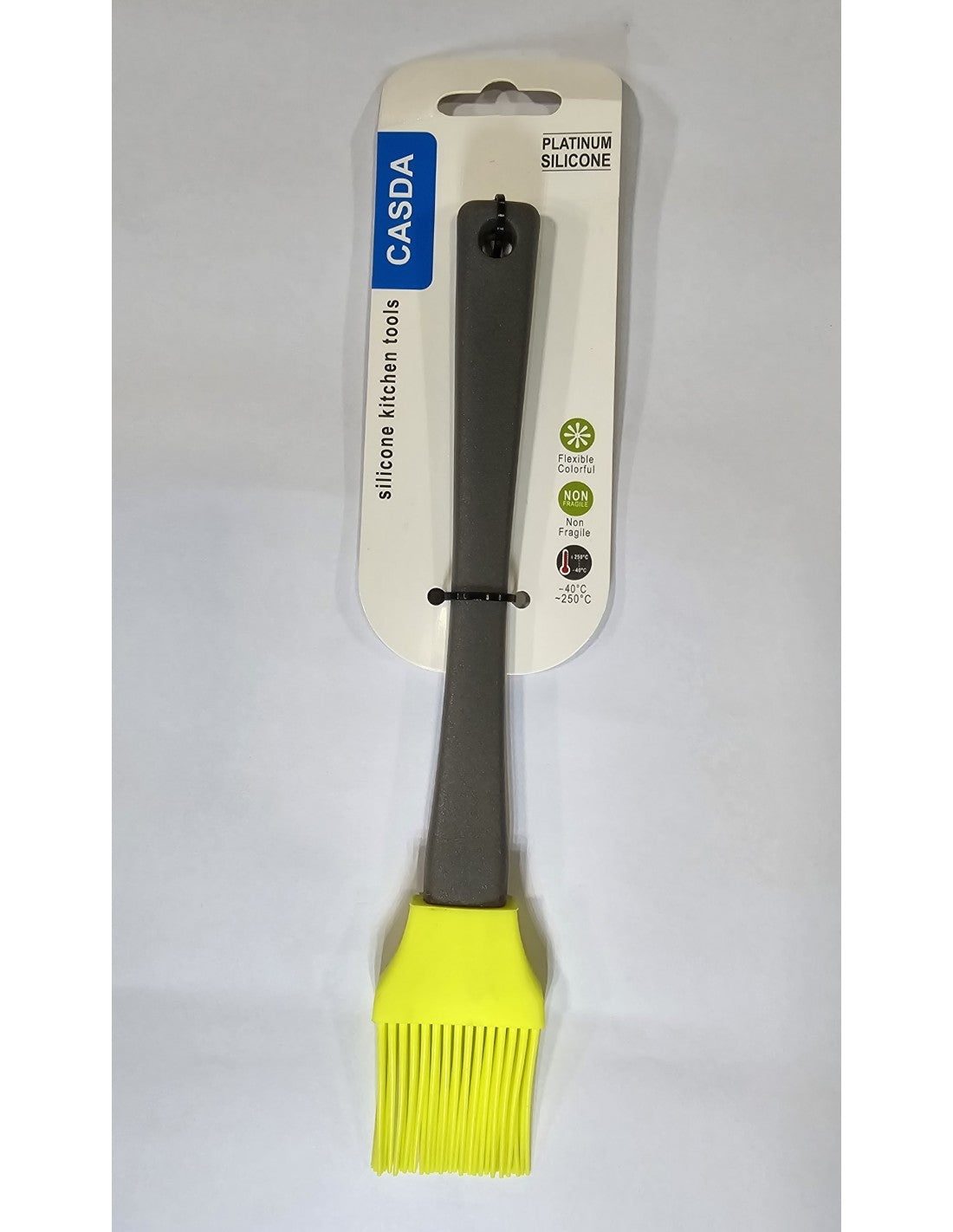 Pincel Silicona De 25 Cm Mango Plastico