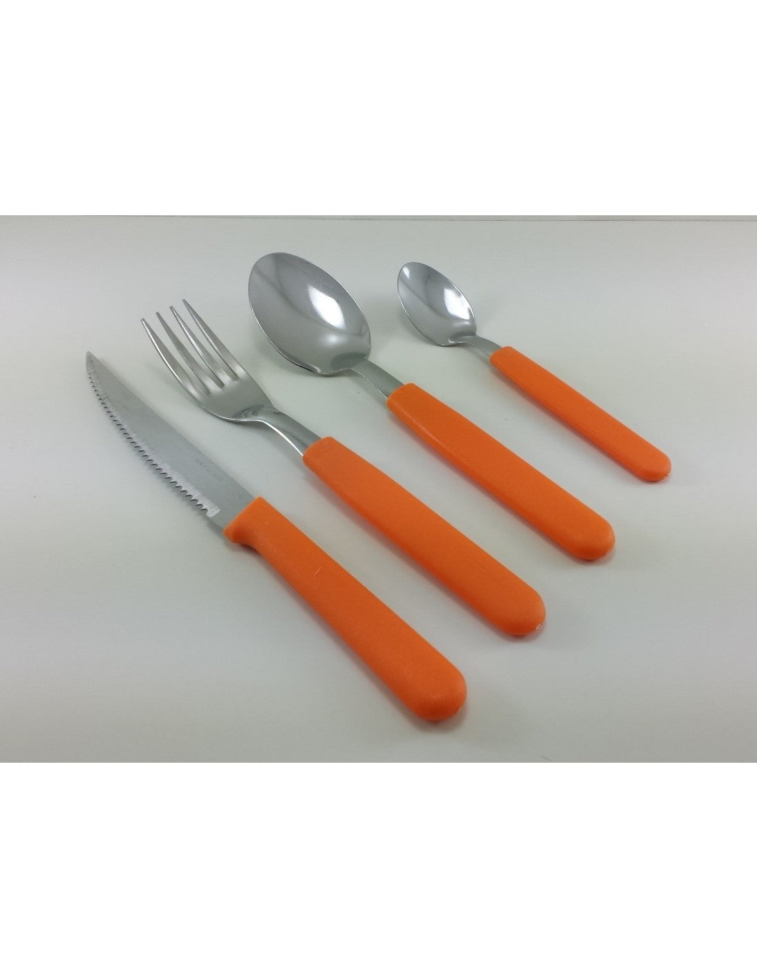 Tenedor Carol Mesa M/plastico Naranja
