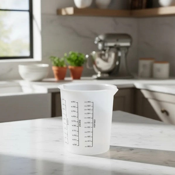 Vaso Medidor C/pico De 600 Cc Plastico