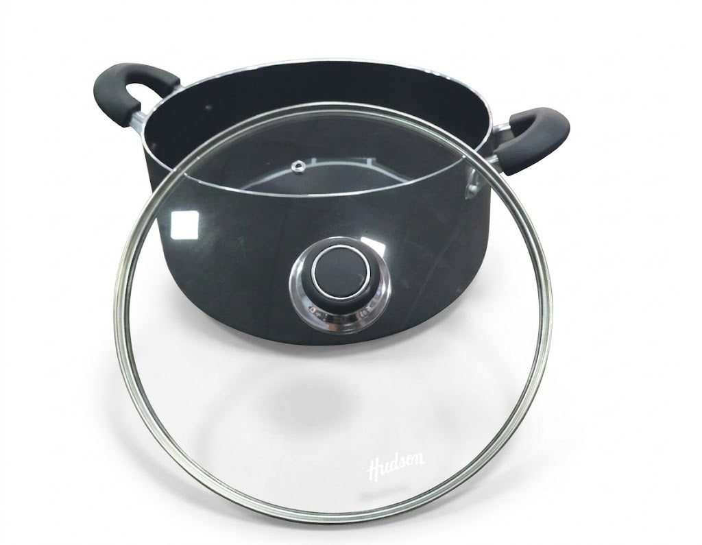Cacerola Teflon N30 Tapa Vidrio Sand Finish