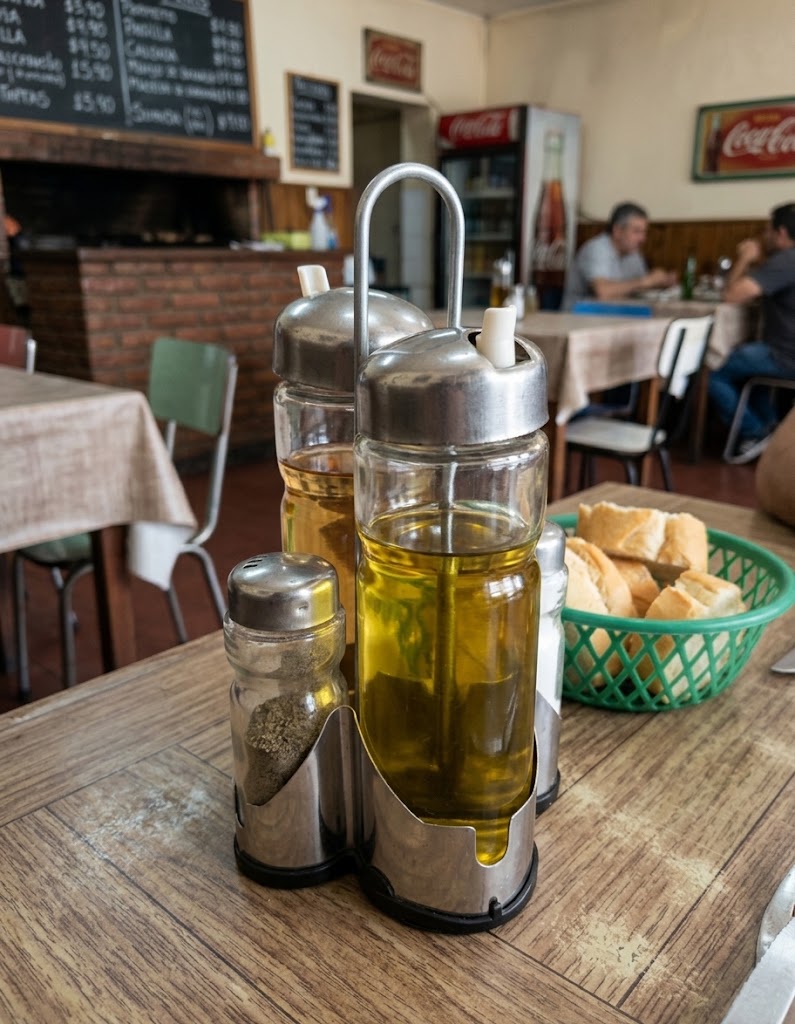 Aceitera 4 Usos Vidrio Y Tapa Acero