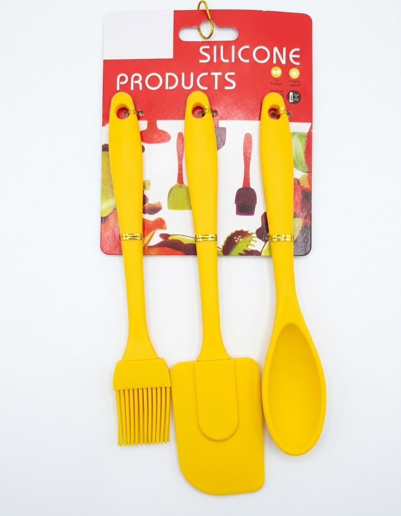 Set Utencillos Silicona X 3 Unid