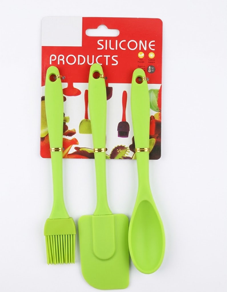 Set Utencillos Silicona X 3 Unid