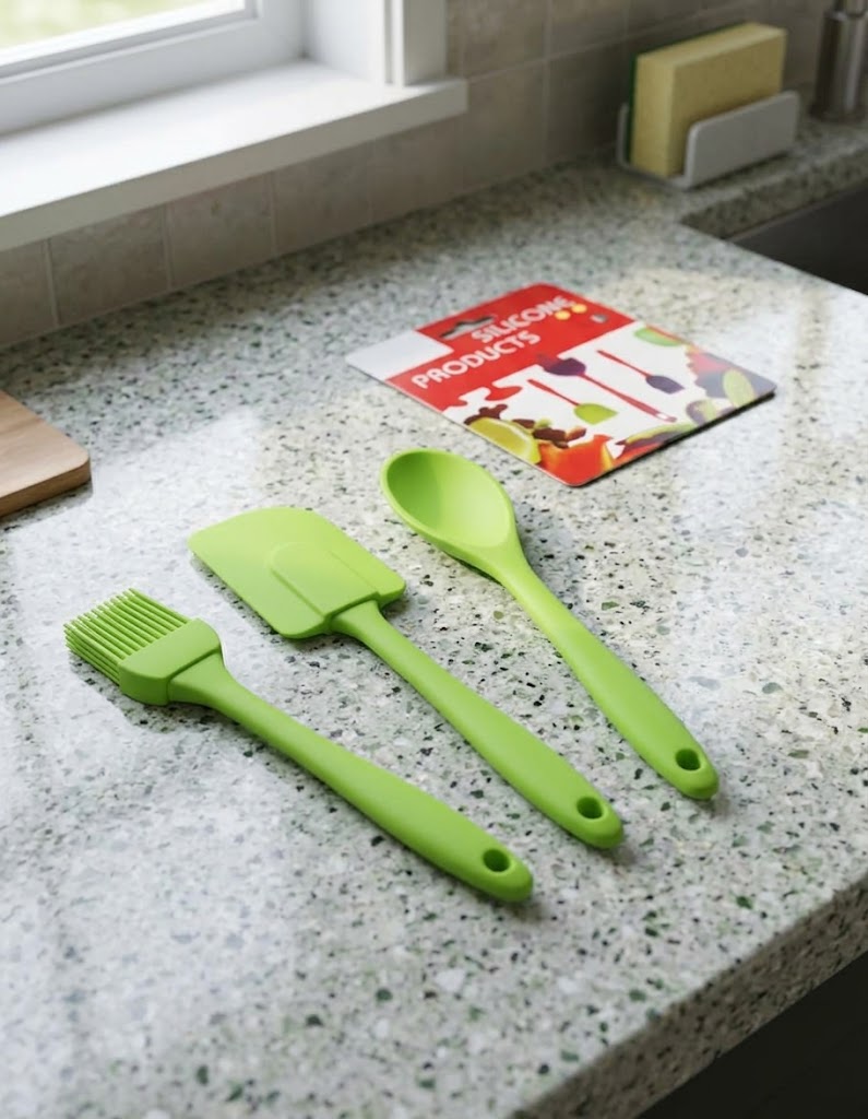Set Utencillos Silicona X 3 Unid