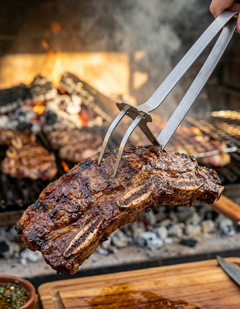 Tenedor Expulsor Para El Asador