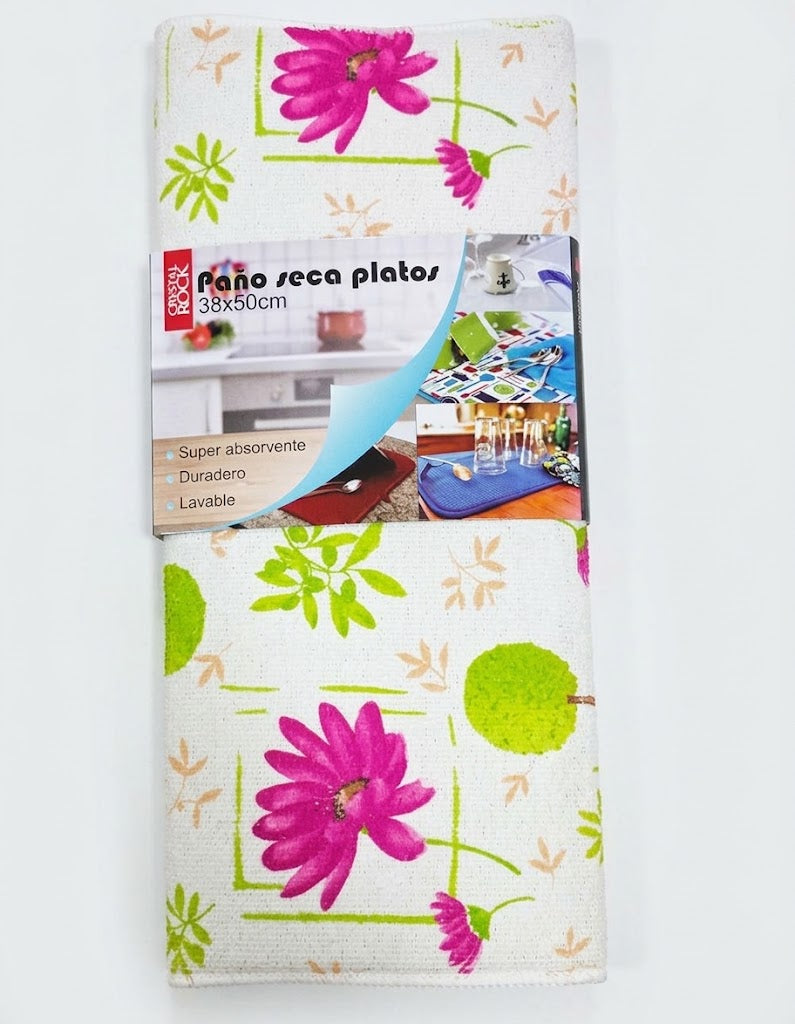 Paño Seca Platos De 38  X 50 Cm